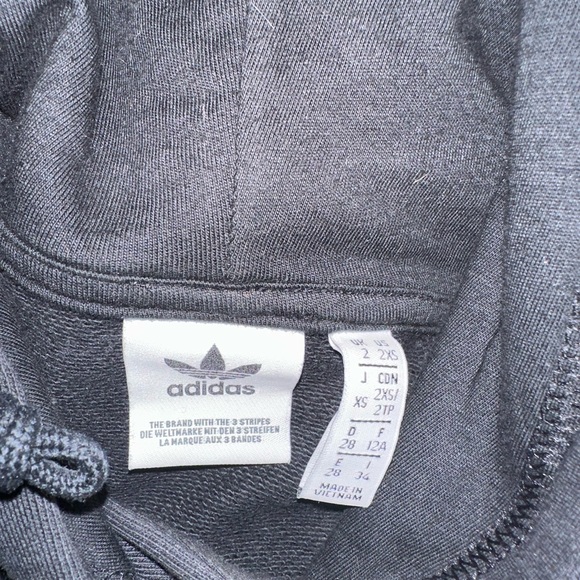 Adidas Cropped Boxy Fit Sweatshirt - Picture 3 of 3